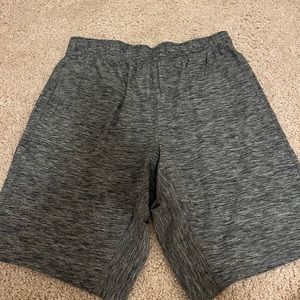 Dark heather gray athletic shorts